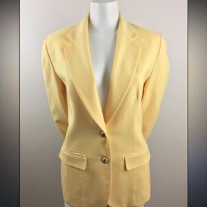 Pendleton Yellow Tailored Blazer Jacket
